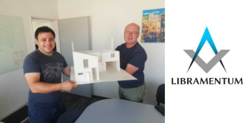 Dnes jsme převzali 3D kartonový model k projektu Vyškov Living