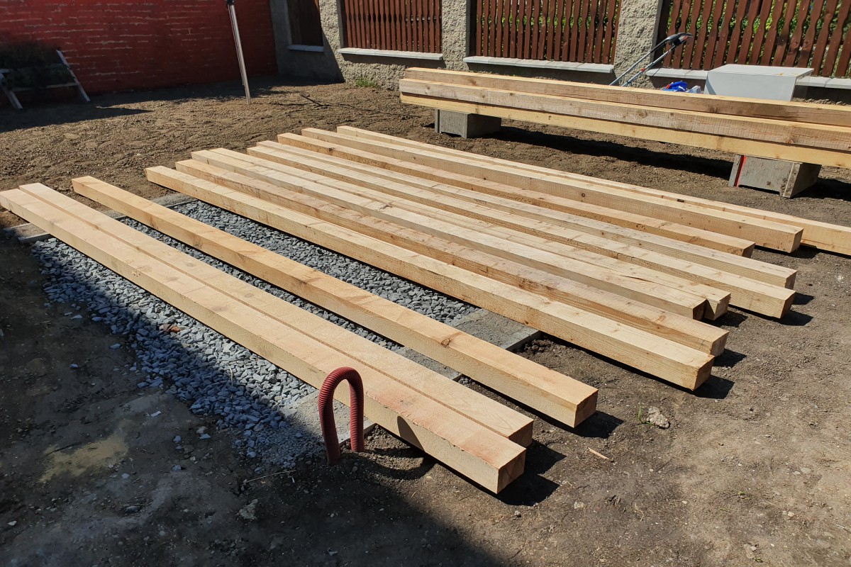 Rekultivace zahrady a výstavba pergoly