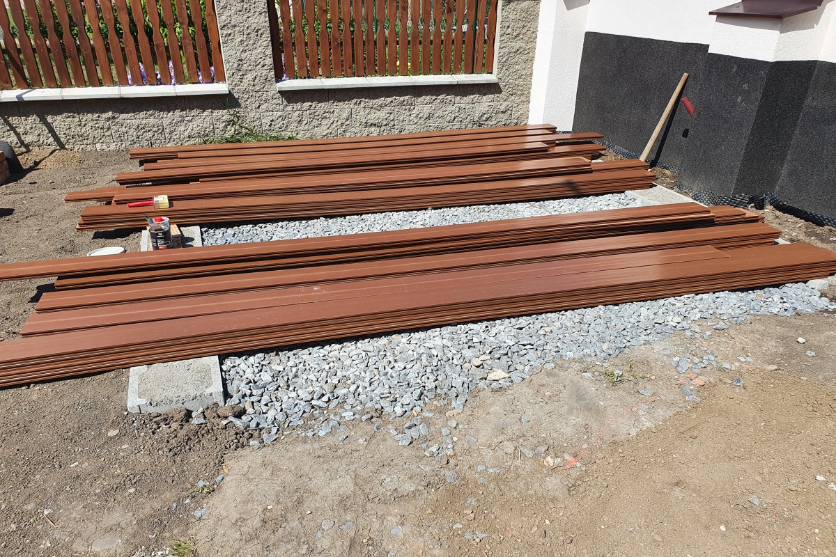 Rekultivace zahrady a výstavba pergoly